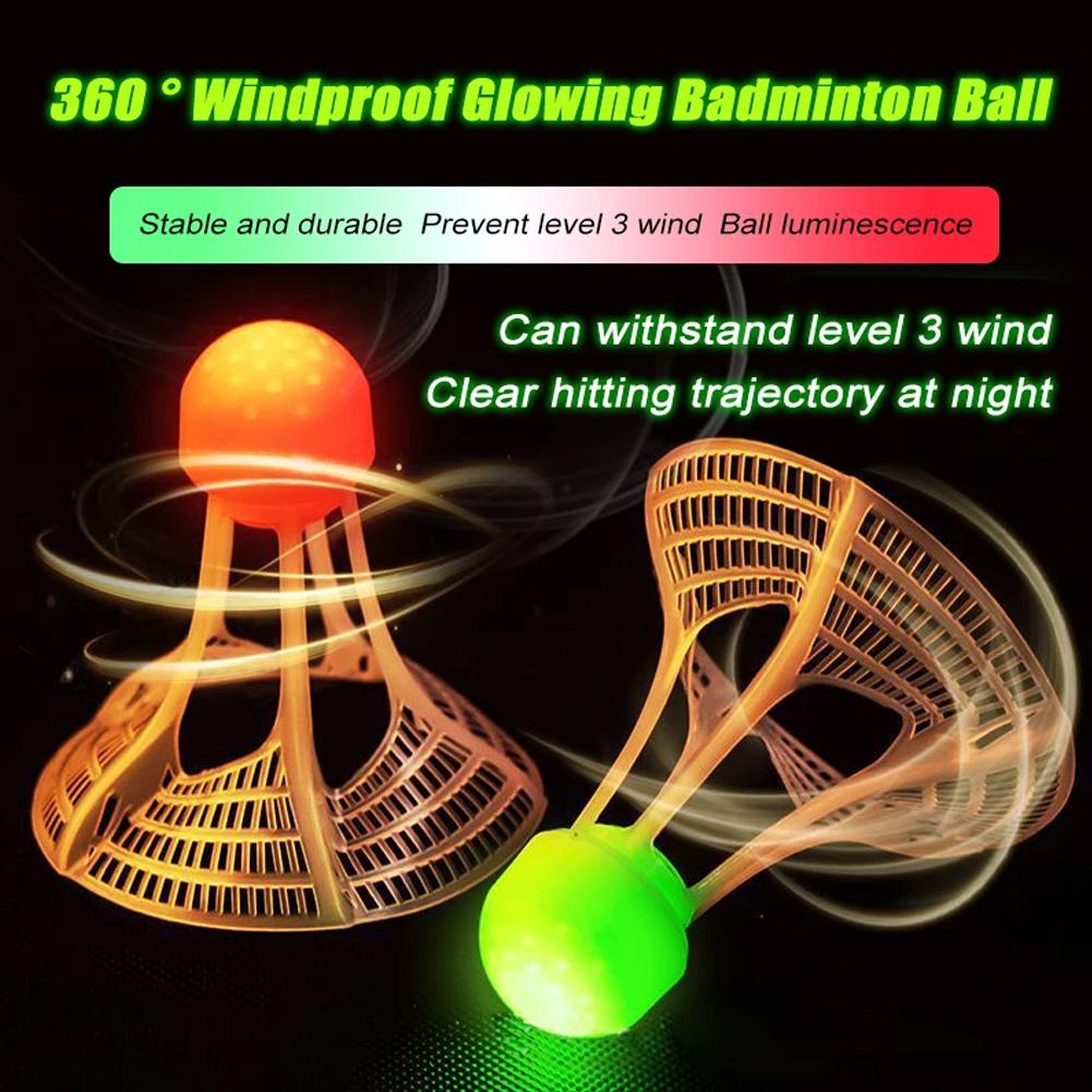 Badminton Materi - كرات تنس الريشة المضيئة LED تتوهج