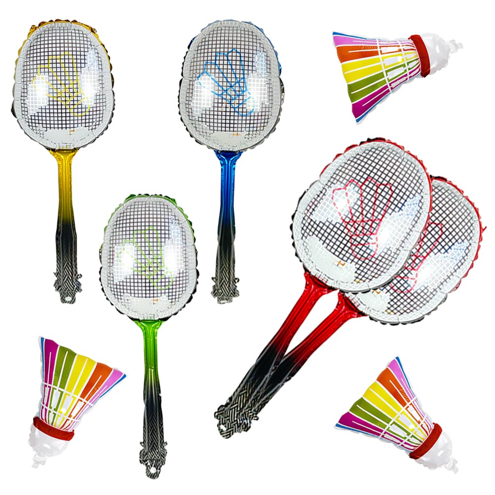 Badminton Event - بالونات ريشة الريشة الطائرة الخضراء والحمراء