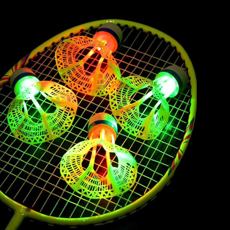 كرات تنس الريشة المضيئة LED تت - مراجعة Badminton Materi وسعره