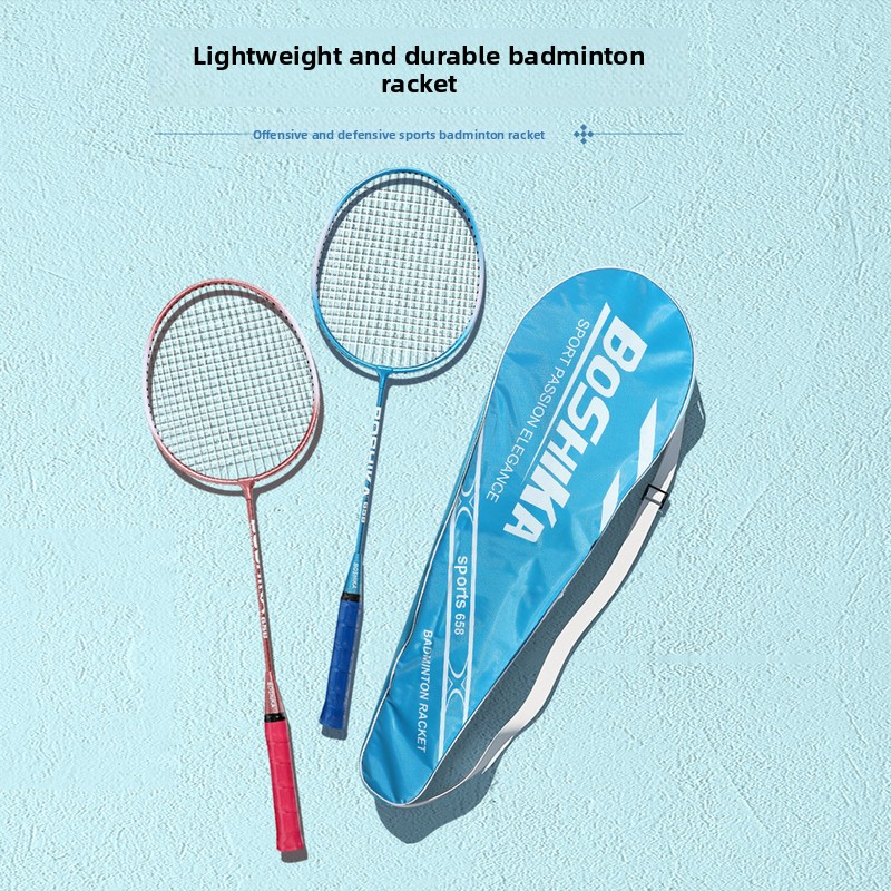 مضرب بدمنتون متين من الريش الأ - مراجعة Badminton Junior وسعره
