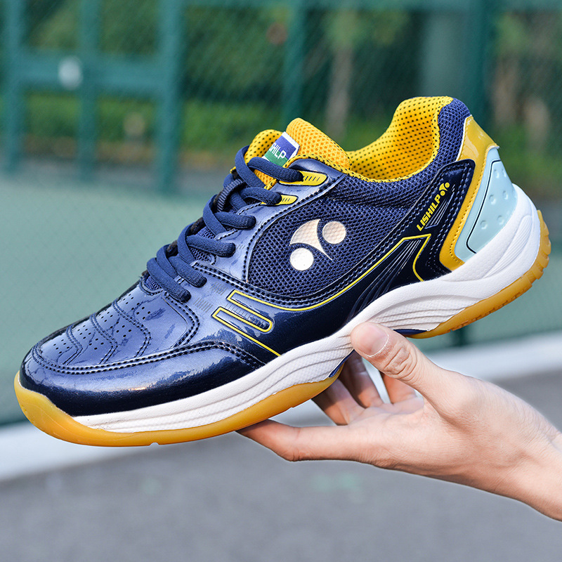 2025 ماركة الأزرق الداكن الرجا - مراجعة Shoe Non Slip Badminton وسعره