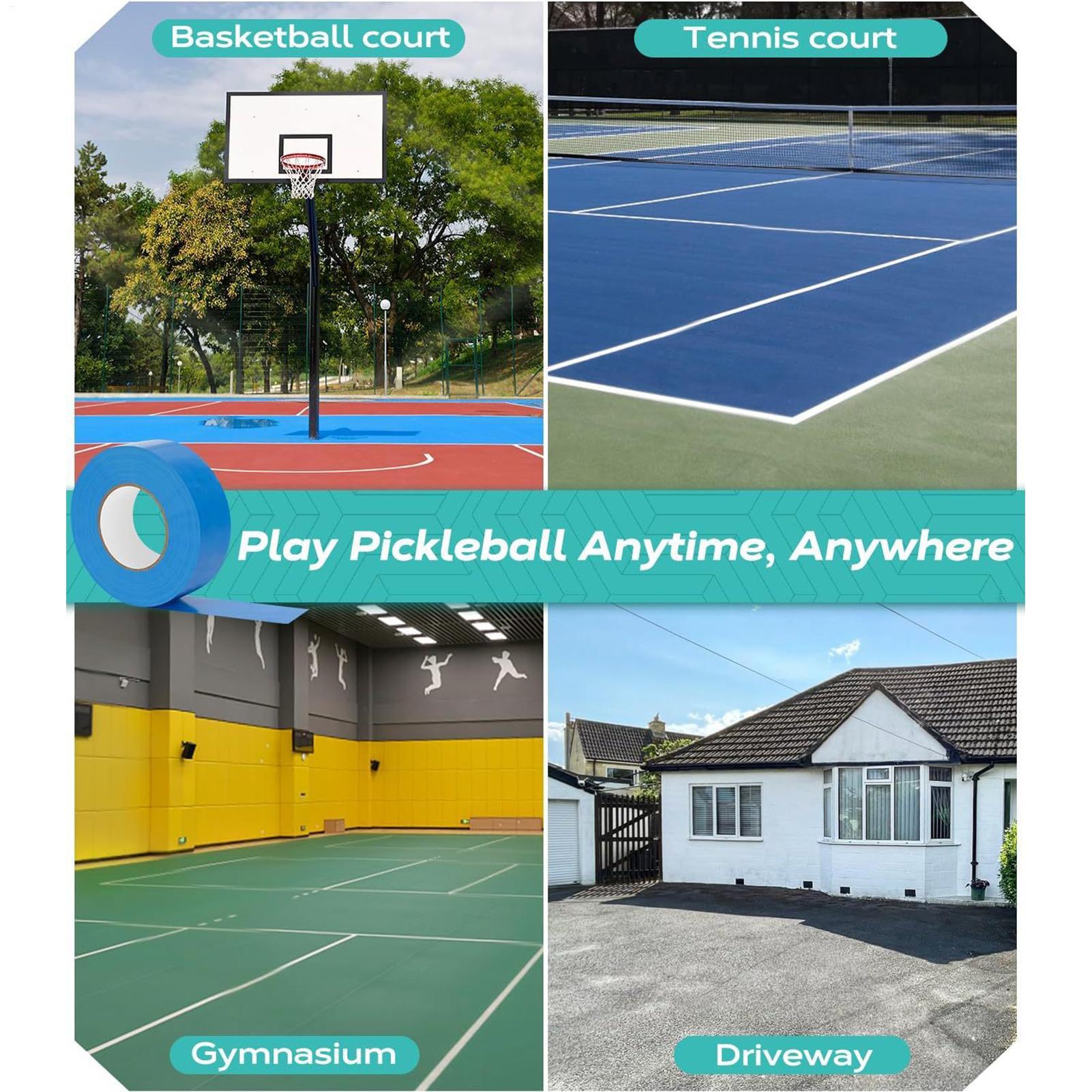 شريط كرة البيسبول 0.16 × 164 ق - مراجعة Badminton Court وسعره