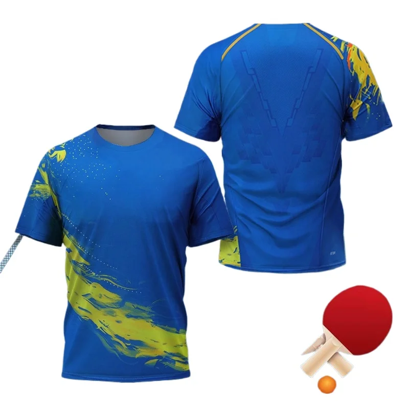 قميص رياضي للرجال بتصميم تنس ا - مراجعة Badminton Emoji وسعره